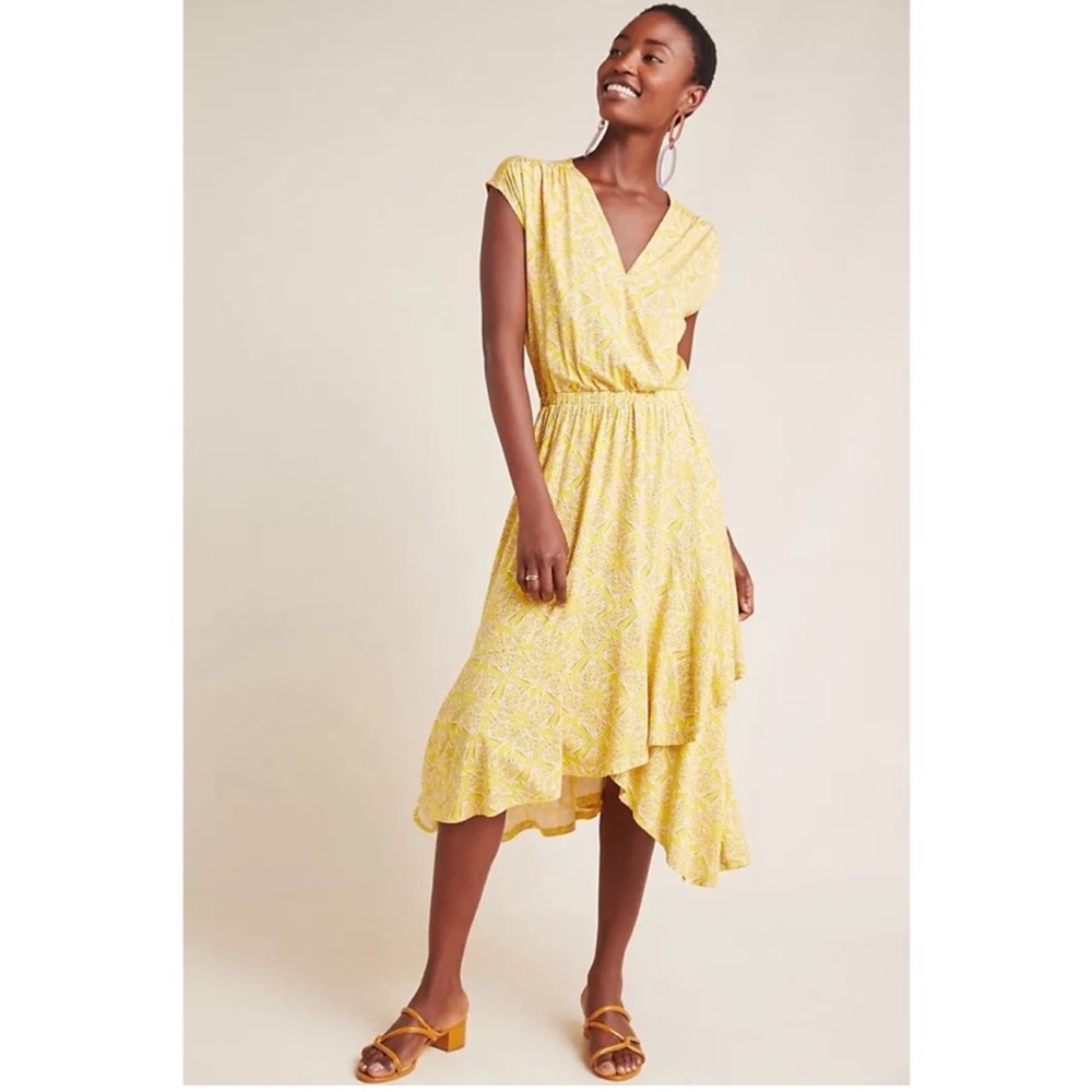 Anthropologie Maeve Fete Midi Dress XL (fits xl to 2x) NWT